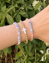 Load image into Gallery viewer, Gold Cross Bracelet