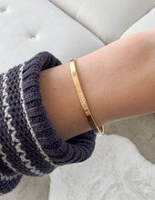 Load image into Gallery viewer, Gold Highs and Lows Cuff Bracelet