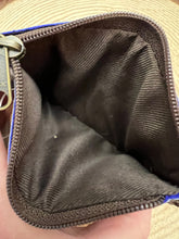 Load image into Gallery viewer, Hair on Hide Coin Purse - with dark blue paint