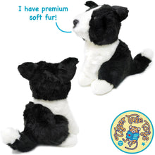 Load image into Gallery viewer, Borna the Border Collie | 11 Inch Stuffed Animal Plush