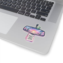 Load image into Gallery viewer, Don't Look Back Clear Transparent Vinyl Sticker, 2.8" x 3"