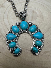 Load image into Gallery viewer, Faux Naja Pendant Necklace & Earring Set - 20 inch necklace