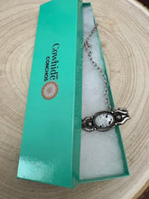 Load image into Gallery viewer, Faux White Buffalo Bar Necklace - 18 inch + 3