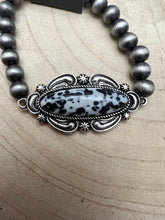 Load image into Gallery viewer, Faux White Buffalo Stretch Bracelet