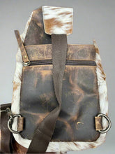 Load image into Gallery viewer, Genuine Hair on Hide Sling Bag