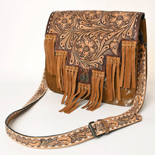 Load image into Gallery viewer, Genuine Western Leather Women's Crossbody Bag