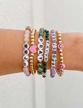 Load image into Gallery viewer, God is Good Letter Bracelet