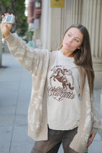 Load image into Gallery viewer, Wild West Cowgirls Graphic Knit Top - Taupe or Olive