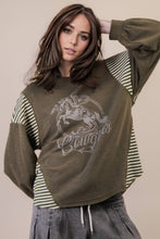 Load image into Gallery viewer, Wild West Cowgirls Graphic Knit Top - Taupe or Olive