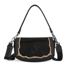 Load image into Gallery viewer, Montana West Cowhide Mini Shoulder Bag - Black