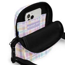 Load image into Gallery viewer, Pastel Plaid Crossbody Bag