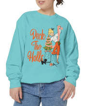 Load image into Gallery viewer, Retro Deck the Halls Crewneck Sweatshirt