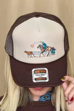 Load image into Gallery viewer, Roping Cowboy Trucker Hat