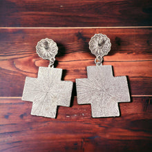 Load image into Gallery viewer, Southern Cross with Turquoise Dangle Earrings