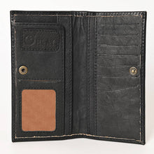 Load image into Gallery viewer, Tooled Genuine Leather Western Wallet