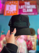 Load image into Gallery viewer, Western Boot Stitch Trucker Cap - Hot pink stitching