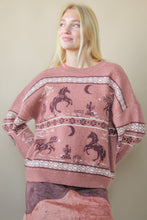 Load image into Gallery viewer, Western Express Knit Sweater - Taupe or Mauve