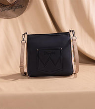 Load image into Gallery viewer, Wrangler Aztec Embroidered Crossbody Bag - Black