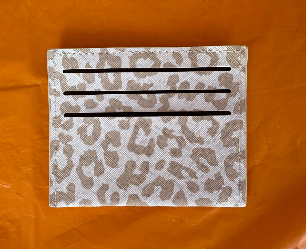 Leopard Print Thin Card Holders 🪪