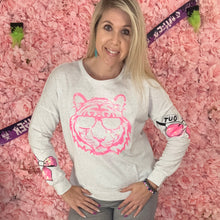 Load image into Gallery viewer, Merigold Kiss Sequin Embroidery Sweatshirt in Grey
