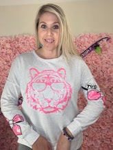 Load image into Gallery viewer, Merigold Kiss Sequin Embroidery Sweatshirt in Grey
