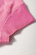 Load image into Gallery viewer, Luxury Solid Corded Short Sleeve T Shirt And Wide Leg Pants Set
