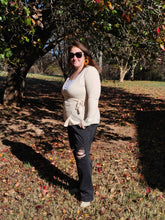 Load image into Gallery viewer, Beige ⚪️ Wrap Sweater
