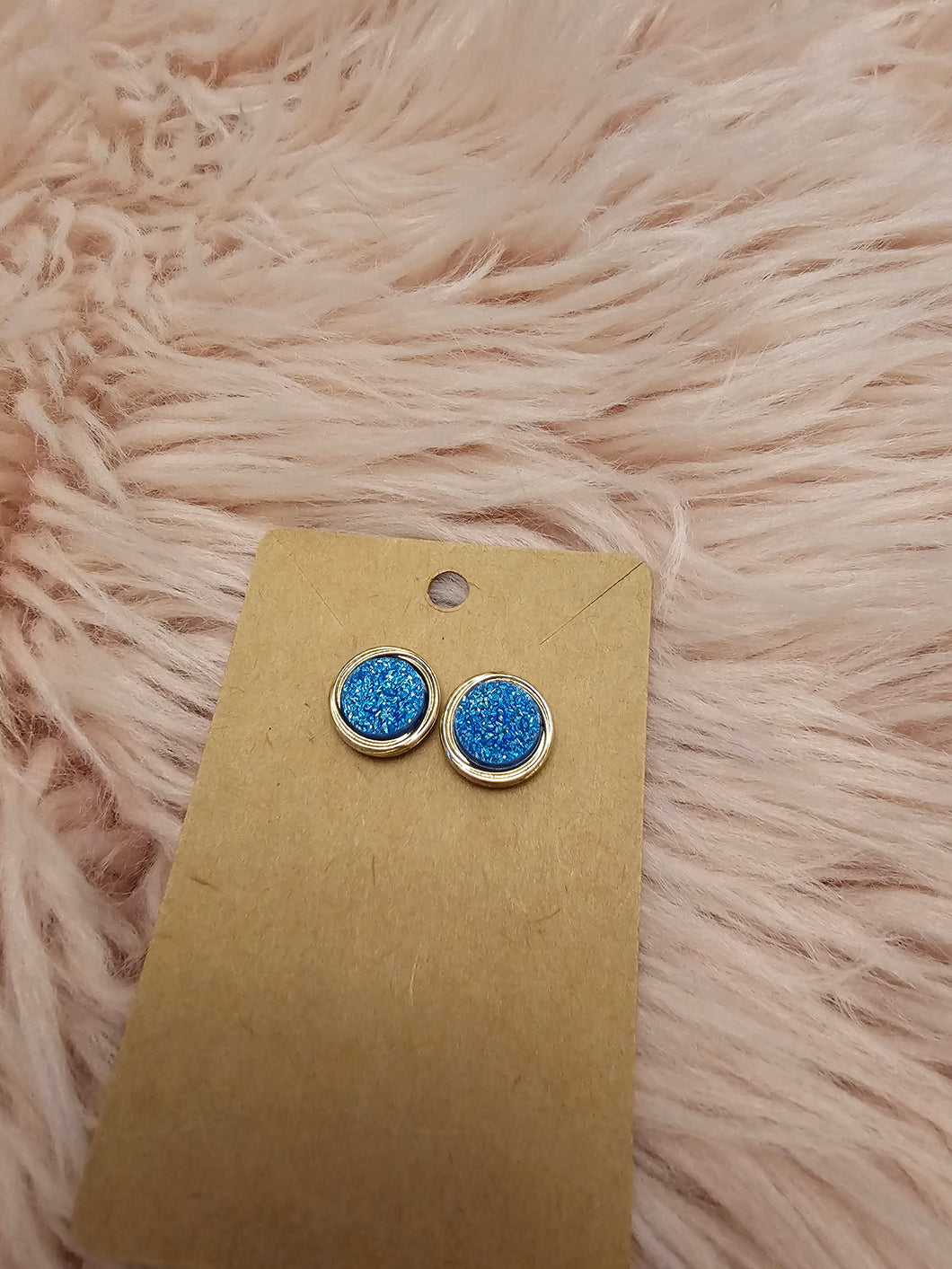 Dark Blue 🔵 Glitter Studs