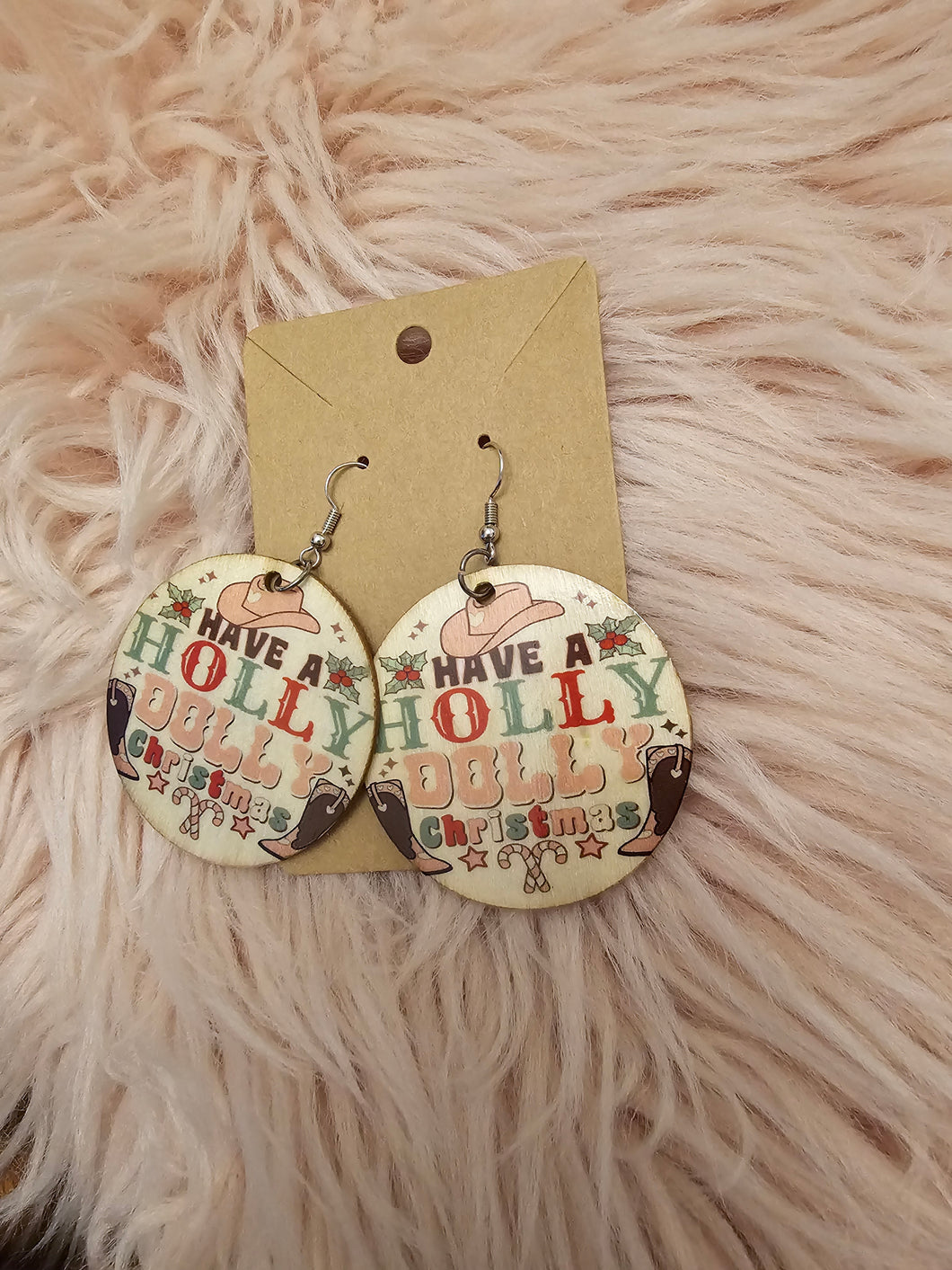 Dolly 🤠 Christmas Earrings