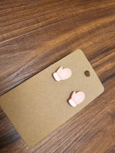 Load image into Gallery viewer, Pink Snowflake ❄️ Mitten Earrings
