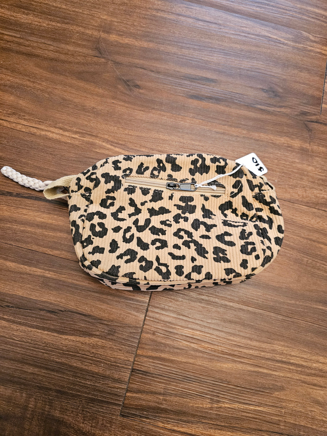 Corduroy 🟤 Leopard Mini Crossbody Bag