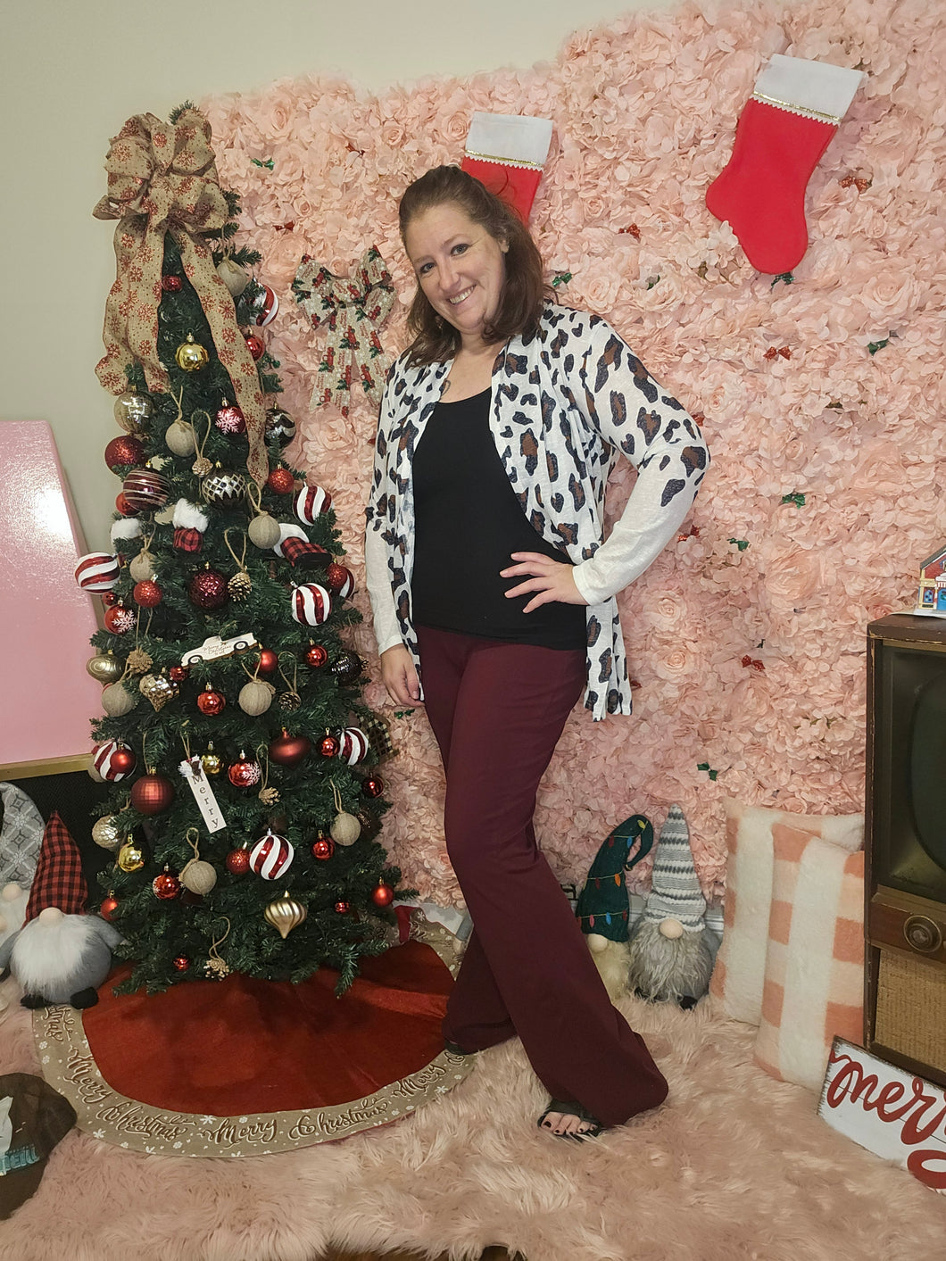 Burgundy 🔴  Zenna Stretchy Lounge Pants 👖