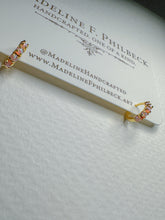 Load image into Gallery viewer, Pink opal huggies
