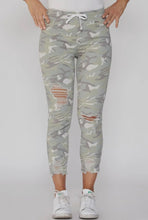 Load image into Gallery viewer, YMI Distressed Camo Drawstring Pants
