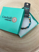 Load image into Gallery viewer, 3 for 1 set of Seed Bead with Faux Navajo Pearl Stretch Bracelets - Turquoise
