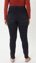 Load image into Gallery viewer, Kancan Button Fly Black Skinny Jeans
