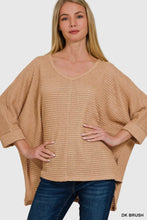 Load image into Gallery viewer, Tan Oversized Sweater
