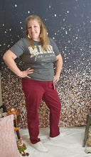 Load image into Gallery viewer, Risen Burgundy Jeans
