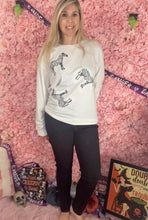 Load image into Gallery viewer, Merigold Kiss Sequins Embroidery Zebra Sweatshirt
