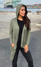 Load image into Gallery viewer, Green 💚 Raindrop 💧 Flowy Cardigan
