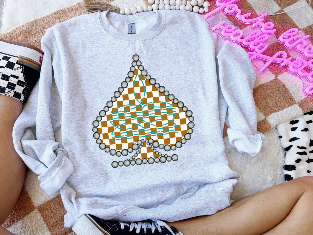 Boot Top Spade Crewneck