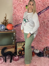 Load image into Gallery viewer, Risen Light Green Jeans With Twill Tape Side Detail
