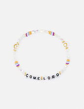 Load image into Gallery viewer, Come Lord Letter Bracelet
