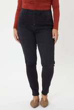 Load image into Gallery viewer, Kancan Button Fly Black Skinny Jeans
