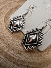 Load image into Gallery viewer, Southwestern Concho Dangle Earrings

