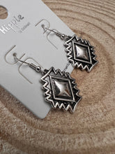 Load image into Gallery viewer, Southwestern Concho Dangle Earrings

