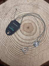 Load image into Gallery viewer, Western Petite Buffalo Coin Necklace - 18 inch
