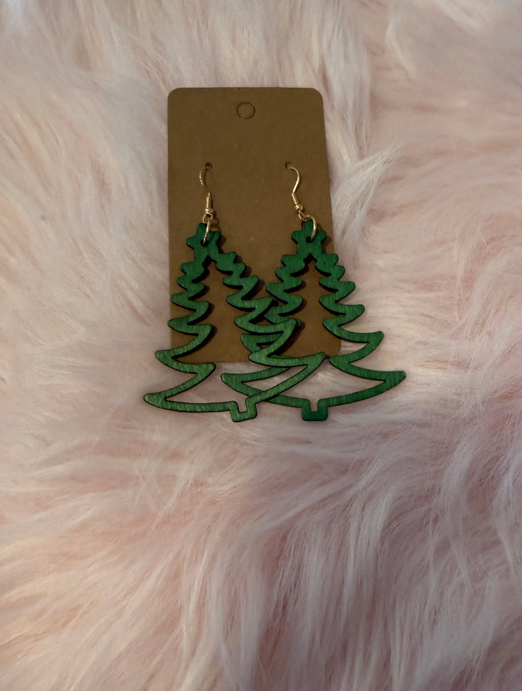 Big Green 🟢 Christmas Tree 🎄 Earrings