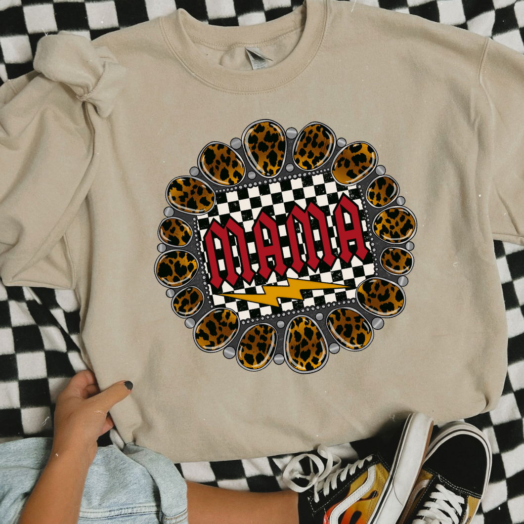 Mama x Leopard Crewneck