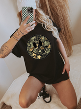 Load image into Gallery viewer, Camo Smiley Graphic Tee
